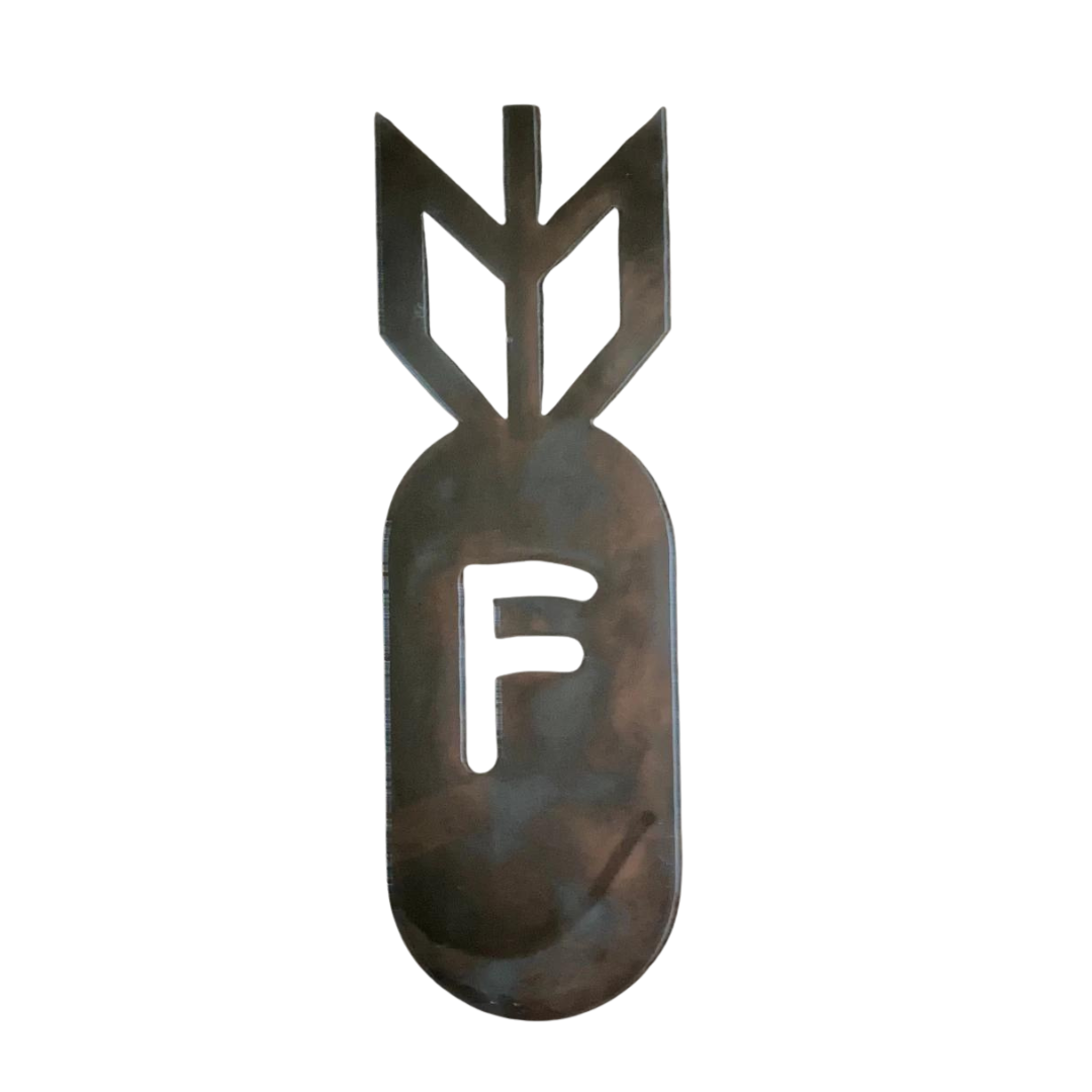 F-Bomb Magnet (Patina)