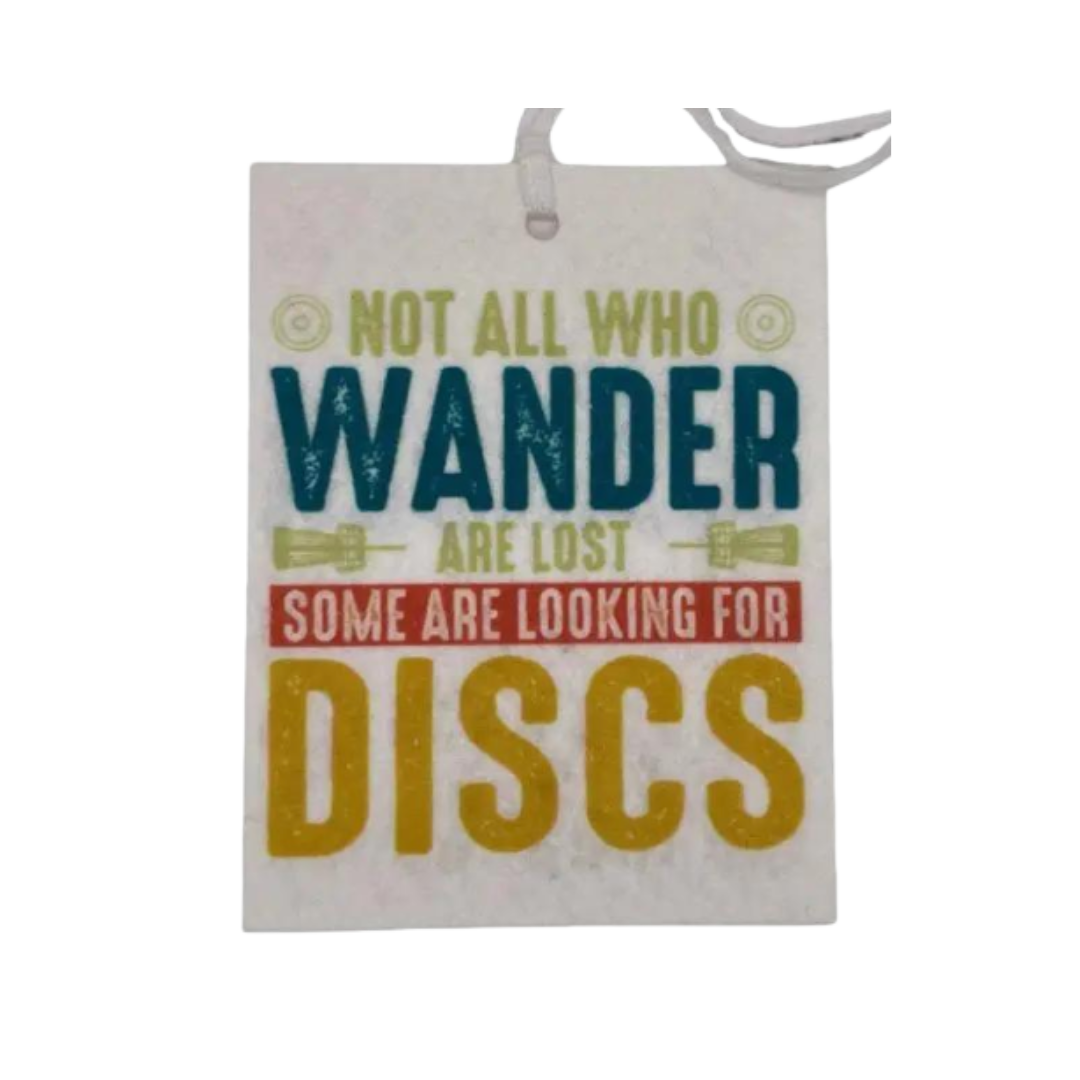 Not all who wander car freshie | Your Choice of Scent