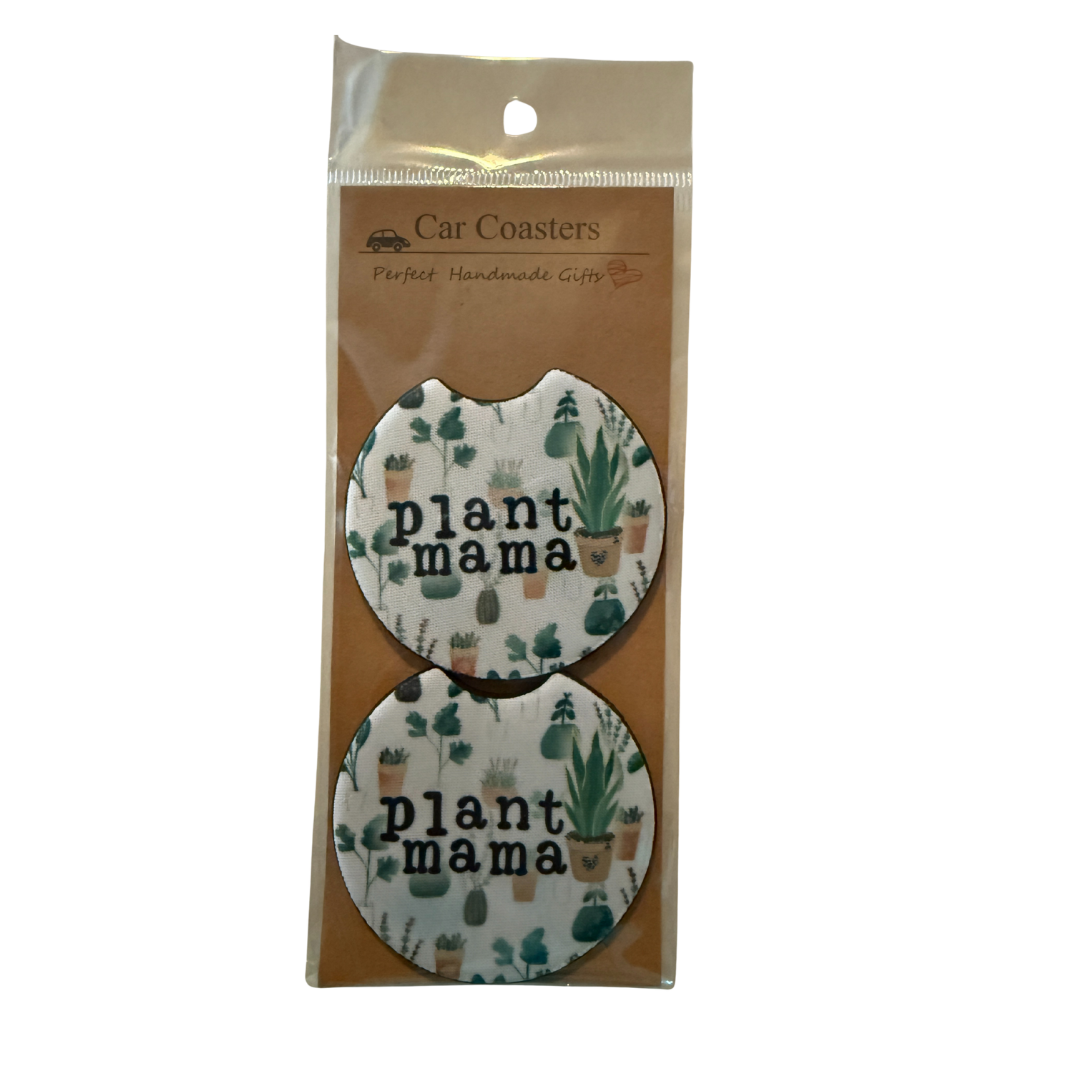 Plant Mama Car Coaster Set of 2