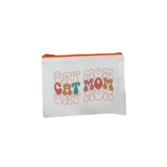 Cat Mom Canvas Bag - 8x6 Inches | Perfect for Cat Lovers