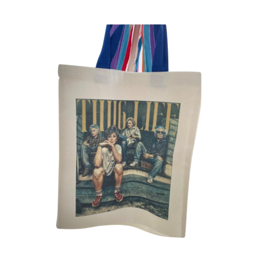 Golden Girls Canvas Tote Bag - 14x13 Inches | Thug Life Design
