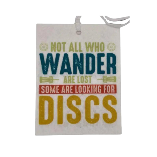 Not all who wander car freshie | Your Choice of Scent